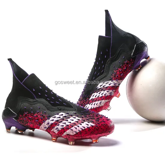 Professional Wholesale Kids' Outdoor Football Shoes: High Ankle Soccer Boots for Men