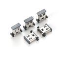 TYPE-C 24-pin Female Upright Connector Port