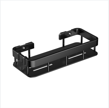 Hot Sale Multi-Function Iron Kitchen Shelf with Wall Hooks, Chopstick Cylinder, Storage Rack for Home and Bathroom