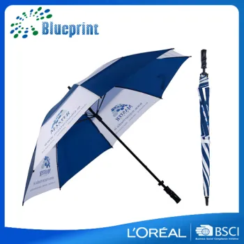 Par 30 " net design fiber advertise golf air vented umbrella