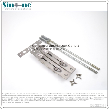 Manufacturer China hot sale stainless steel flush bolt FB01 SINONE flush bolt