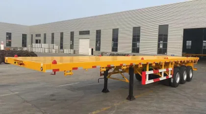 3 Axle 40-foot Flatbed Semi-Trailer for Truck Trailers and Containers