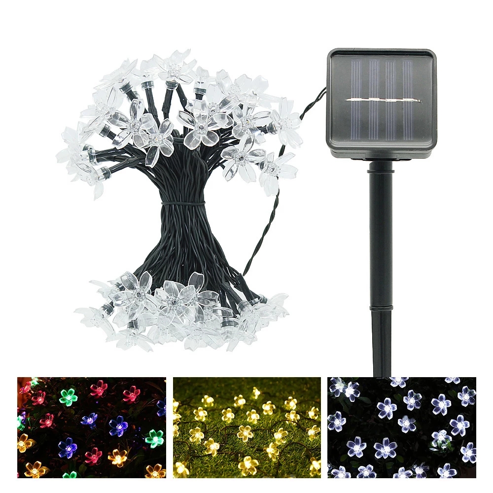 LED Solar String Christmas Lights