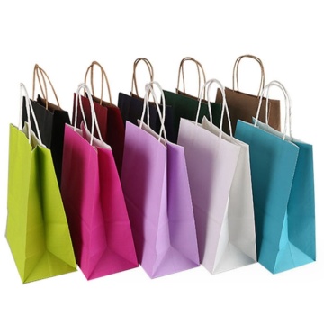 Sac cadeau en papier pliable promotionnel en gros