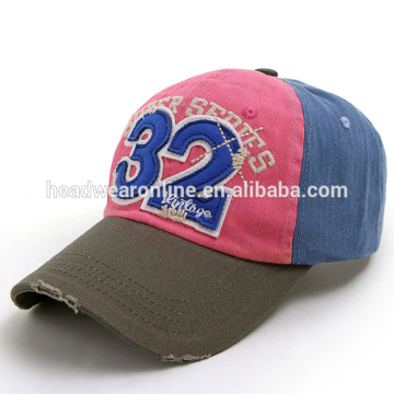 2016 distressed washed cotton baseball cap hat blank