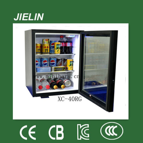 25l Black Silent Refrigerator Single Door Europe Hotel Minibar, High