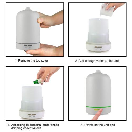 Ultrasonic Ceramic Essential Oil Diffuser Ceramic