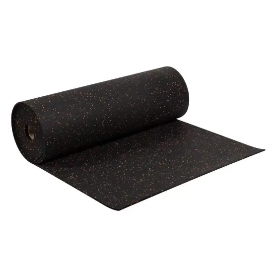 Affordable Durable Anti-Slip Rubber Black Gym Fitness Flooring Mats