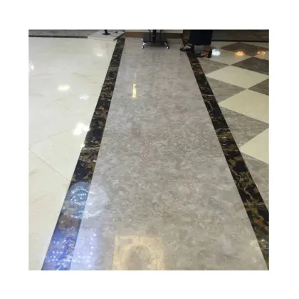 Savana Honed Marble Staircase with Persia Grey Finish