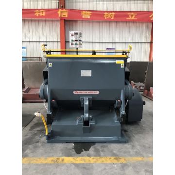 Semiautomatic platen diecutting creasing machine