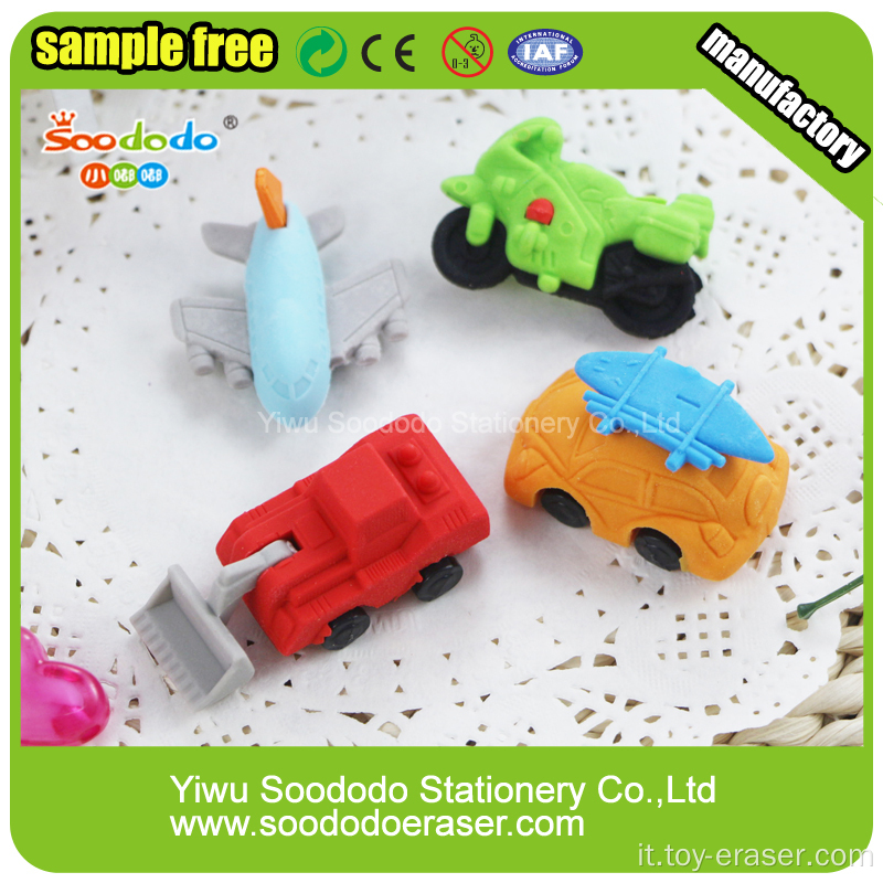 SOODODO verde Ali 3D Animal forma di mini Eraser