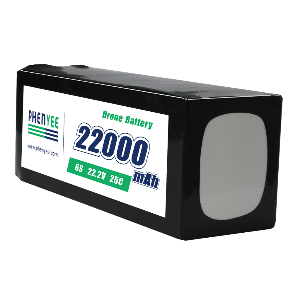 แบตเตอรี่สำหรับโดรนเกษตร 22000mAh 22.2V 6S 25C