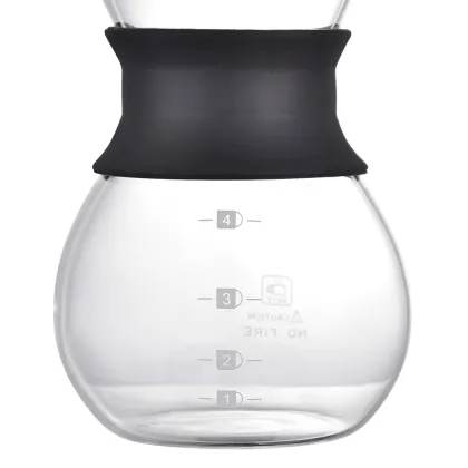 Pour Over Coffee Maker Protective Silicone Sleeve 400ML