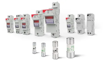 Solar RT18-125(RO17) 22 * 58mm 63A 500VAC gG Type Cylindrical Fuse Link