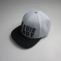 3D Embroidery And Stripe Print Hip Hop Cap