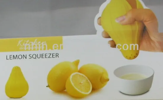 Eco-friendly silicone lemon juice squeezer