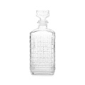 Crystal Square Wine Bottle Glassy Decanter