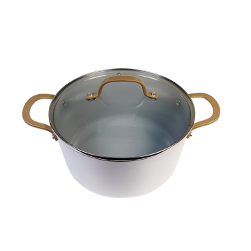 Korean Clay Pot Instant Noodles - 24cm Sturdy and Heat-Resistant Vegetable Pot
