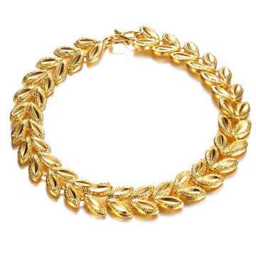 Gold necklace, made of 316L stainless steel and plated with yellow gold