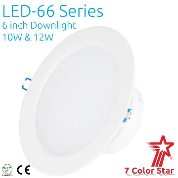 Downlight 6 inch, 10W 3000K Warm White