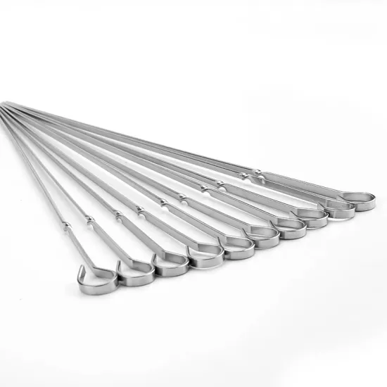 Ceramic Charcoal BBQ Grill Skewers and Accessories