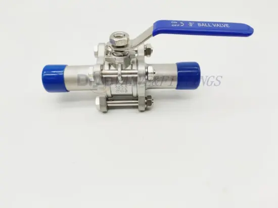Stainless Steel 3PC Butt-Welded Ball Valve