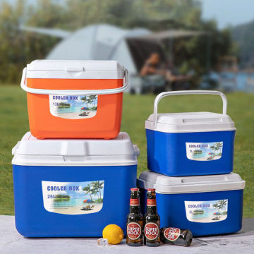 Portable Outdoor Camping Cooler Box with Insulated Bucket for Household Fresh-keeping and Picnics