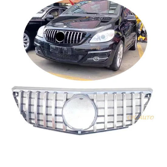 Hot Sale W245 GT Front Silver Grille for Mercedes-Benz B-Class 2009-2011