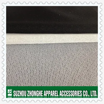 Polyester tricot high quality woven fusible interlining fabric