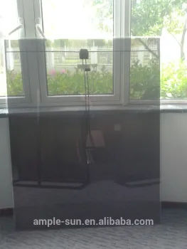 transparent high efficiency amorphous silicon thin film solar module with different color