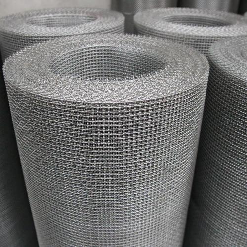 Galvanized crimped wire mesh