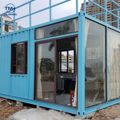 Indonesia combined container house flat pack container house prefabricated