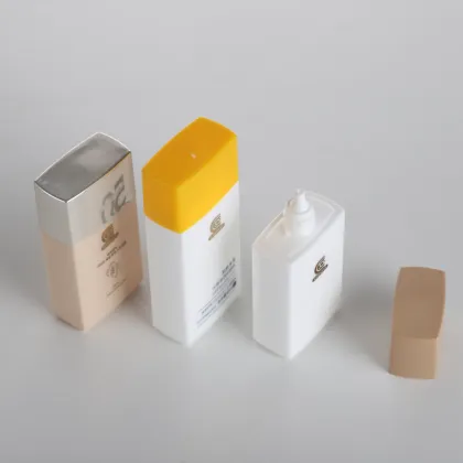 Custom Square Plastic Tubes for Sunscreen & Cosmetics Packaging