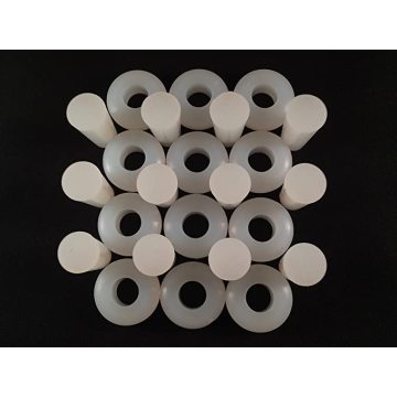 Orières en caoutchouc de silicone blanc sans BPA