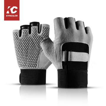 Breathable Half Finger Sports Gloves with Palm Pads for Shockproof and Anti-Slip Gym, Cycling, Training, and Hiking