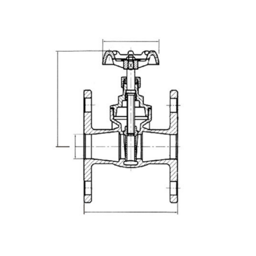 Flanged Gate Valve Drawings