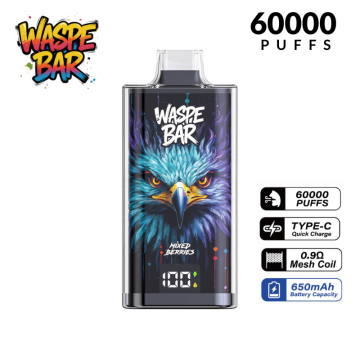 WASPE Bar 60K Puff Crystal Vape z ekranem
