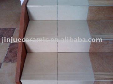 Cheap 300*300mm ceramic rustic stair tile(glazed)