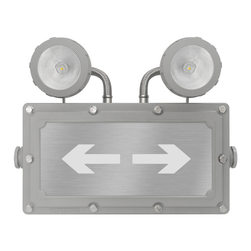 علامات خروج LED مزدوجة الرأس مقاومة للانفجار
