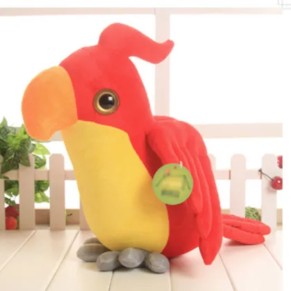 Lovely reallike colourful stuffed parrot toys,parrot plush toy