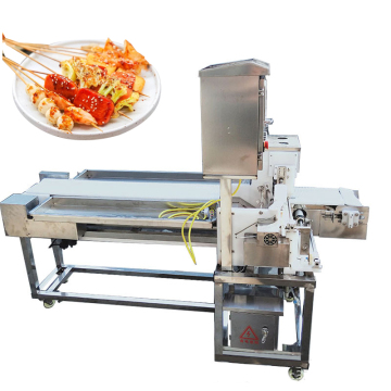 Automatic Kebab Skewer Washing and Making Machine