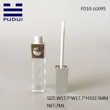 Luxury Square clear Empty Lipgloss Packaging