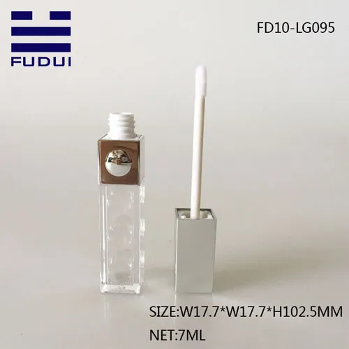 Luxury Square clear Empty Lipgloss Packaging