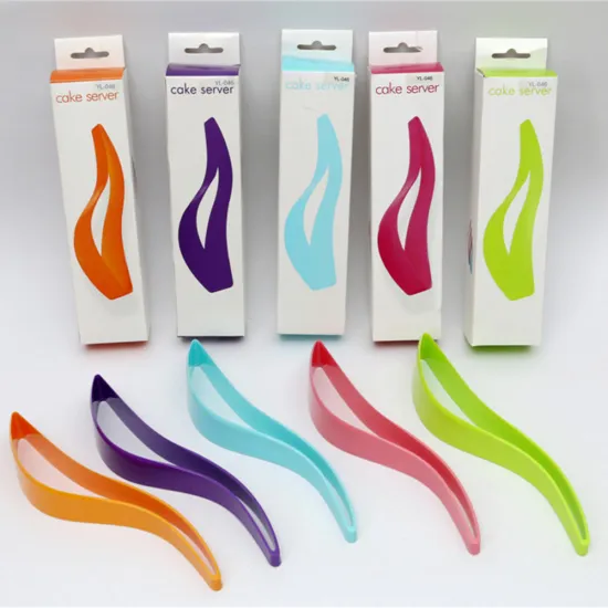 creative food grade plastic cake cutter knife for cake tools