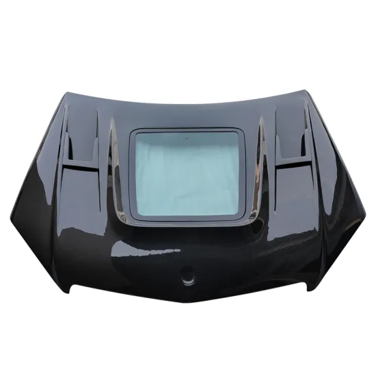 Transparent Front Bonnet for Mercedes-Benz C-Class W204 C63 AMG - Auto Body System 3K Twill Carbon Fiber Engine Hood