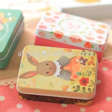 card cigarette tin storage box with custom printed