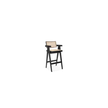 Outdoor soft cushioned barwtool with backs bar chair
