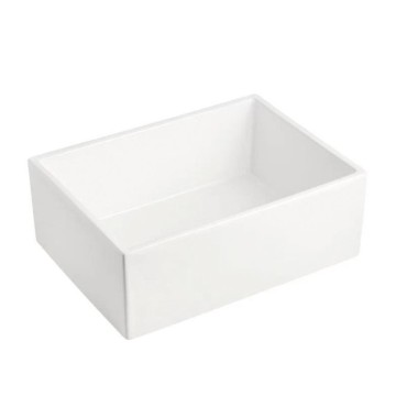 China Chaozhou Manufacturers Hot Selling Rectangular White Ceramic Kitchen Sink
