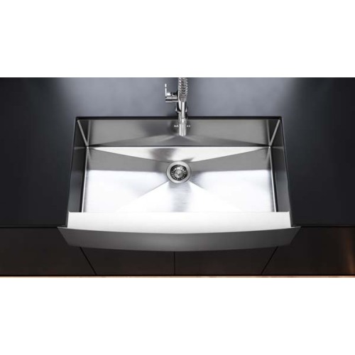 Apron Front Double Bowl Ledge Workstation Kitchen Sink