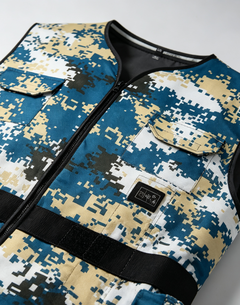 Integrated Cooling Vest, Camouflage Integrated Cooling Vest, Camouflage